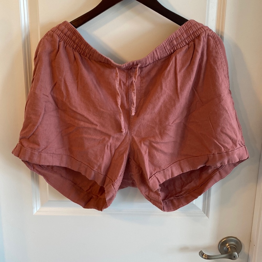 Old Navy linen XL shorts pink